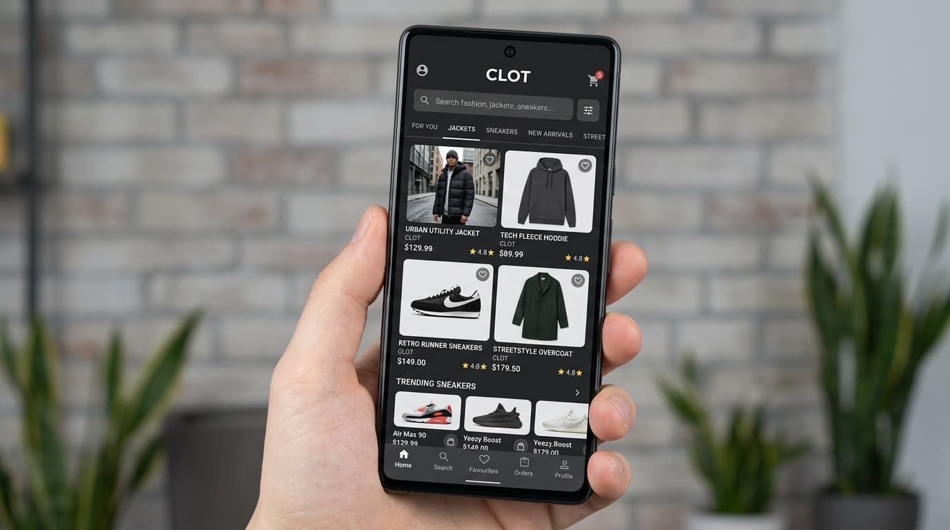 CLOT – Stylish E-Commerce App Preview