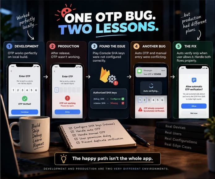 One OTP Bug, Two Lessons: What Production Taught Me About Mobile Development